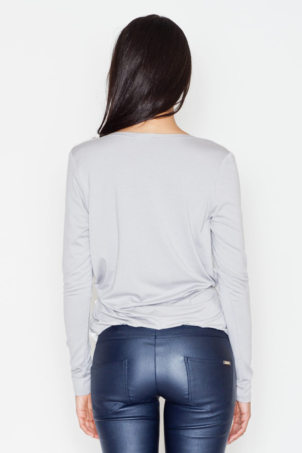 grey - Blouse model 43829 Figl U704-43829