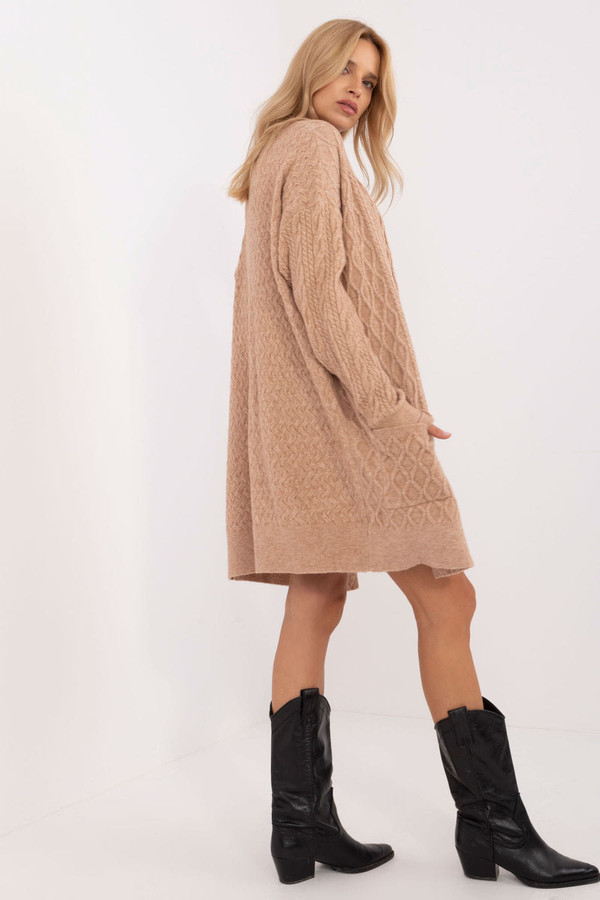brown - Cardigan model 199518 AT U704-199518