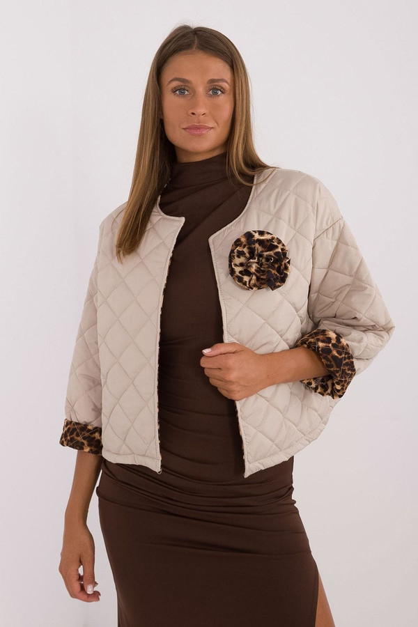 beige - Jacket model 199953 Italy Moda U704-199953
