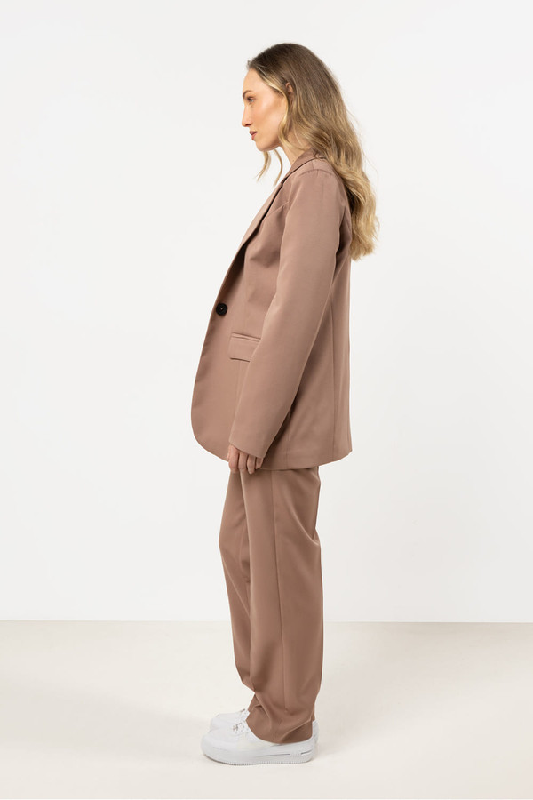 beige - Jacket model 212218 awama U704-212218