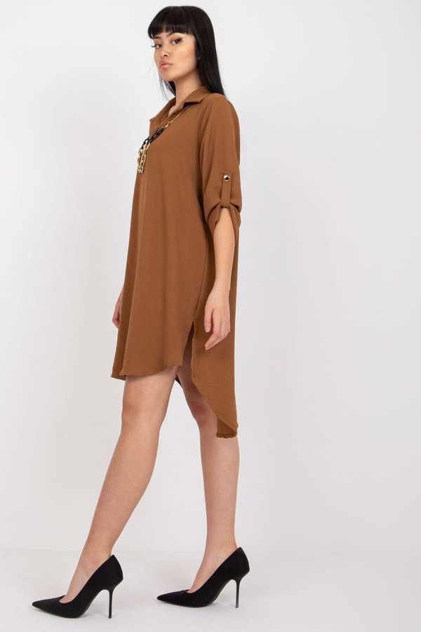 brown - Daydress model 165380 Italy Moda U704-165380