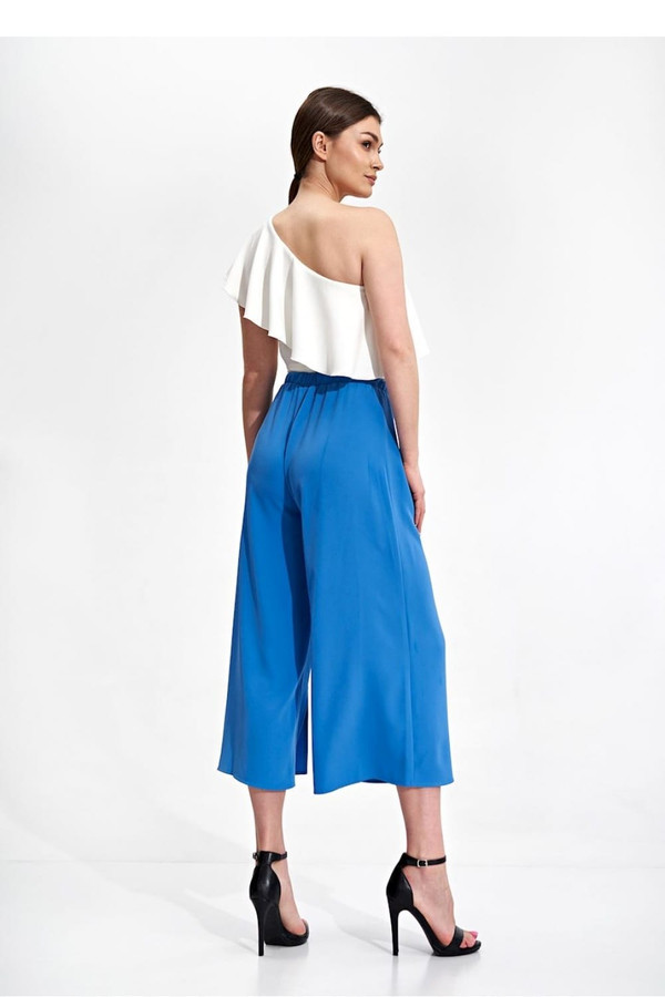 blue - Women trousers model 167230 Figl U704-167230