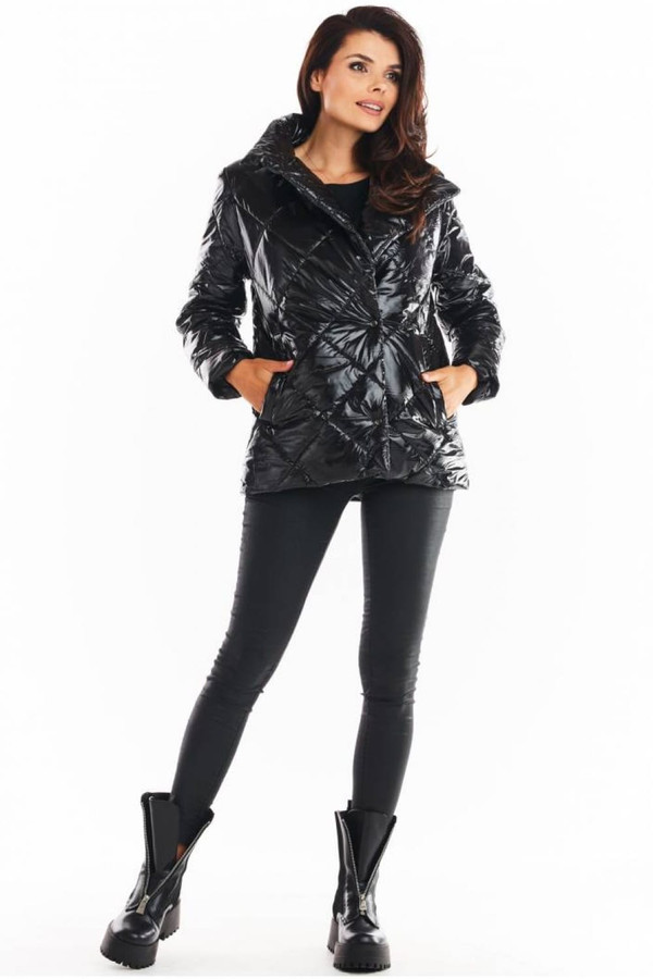 black - Jacket model 150775 awama U704-150775