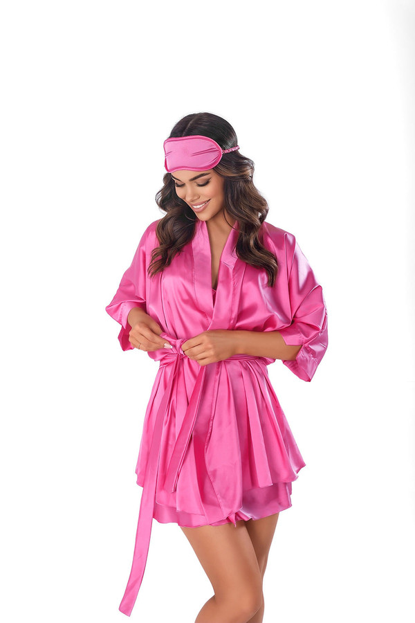 pink - Bathrobe model 181225 Anais U704-181225