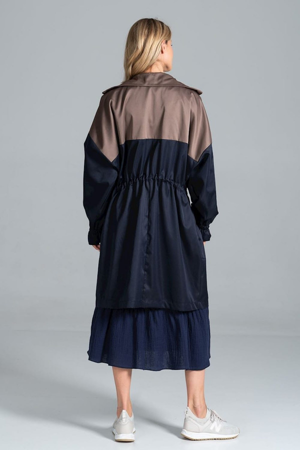 navy blue - Coat model 157553 Figl U704-157553