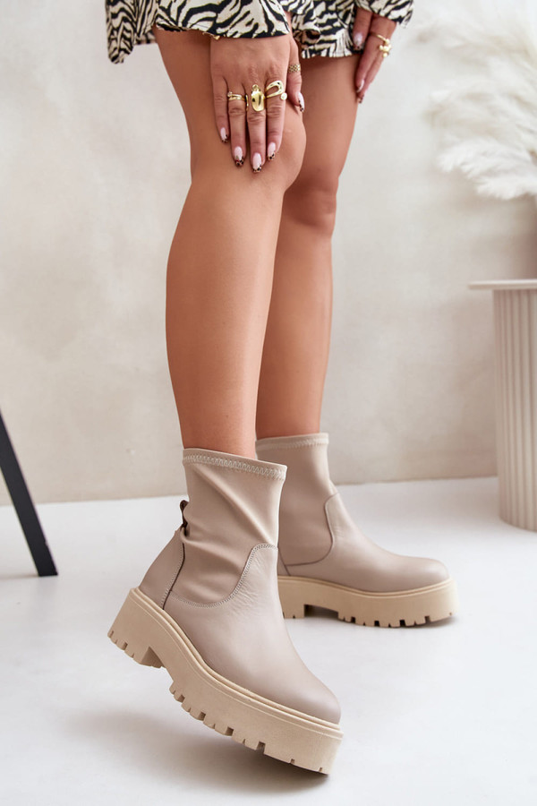 beige - Boots model 201000 Step in style U704-201000