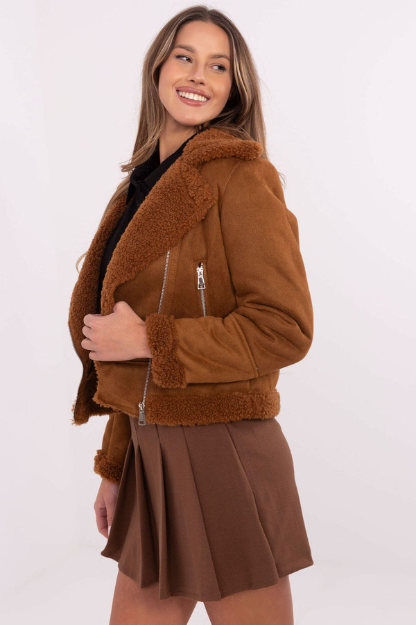 brown - Jacket model 204392 Italy Moda U704-204392