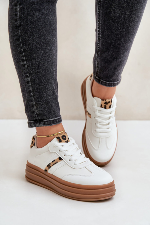 white - Platform sneakers model 203633 Step in style U704-203633