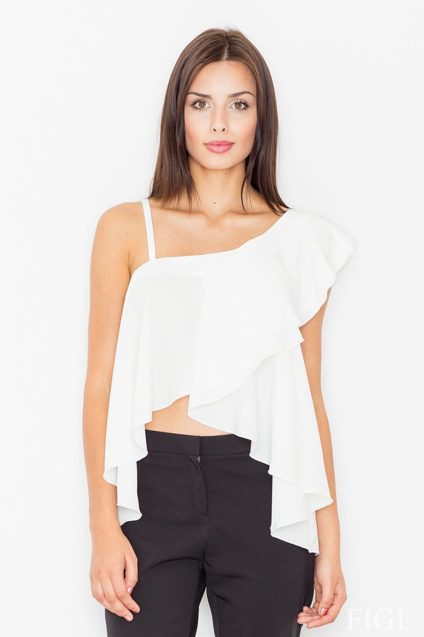 beige - Blouse model 60712 Figl U704-60712