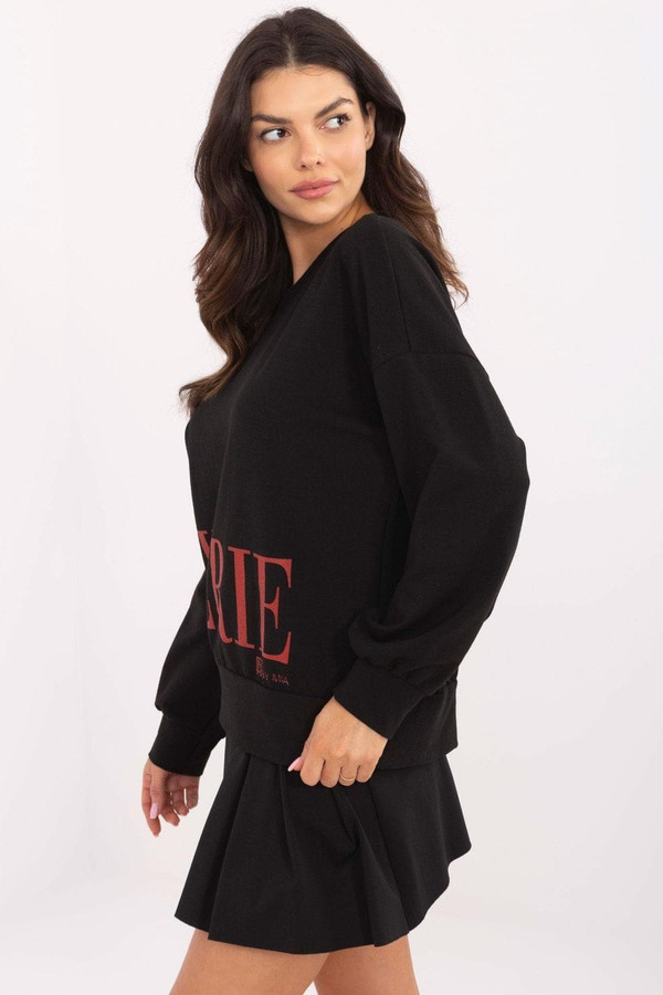 black - Sweatshirt model 207658 Italy Moda U704-207658