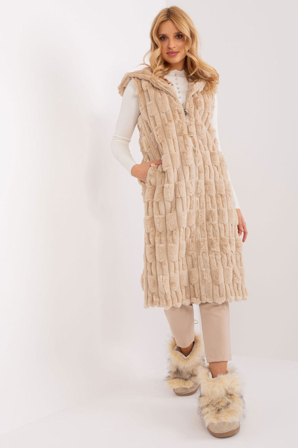 beige - Gilet model 190865 AT U704-190865