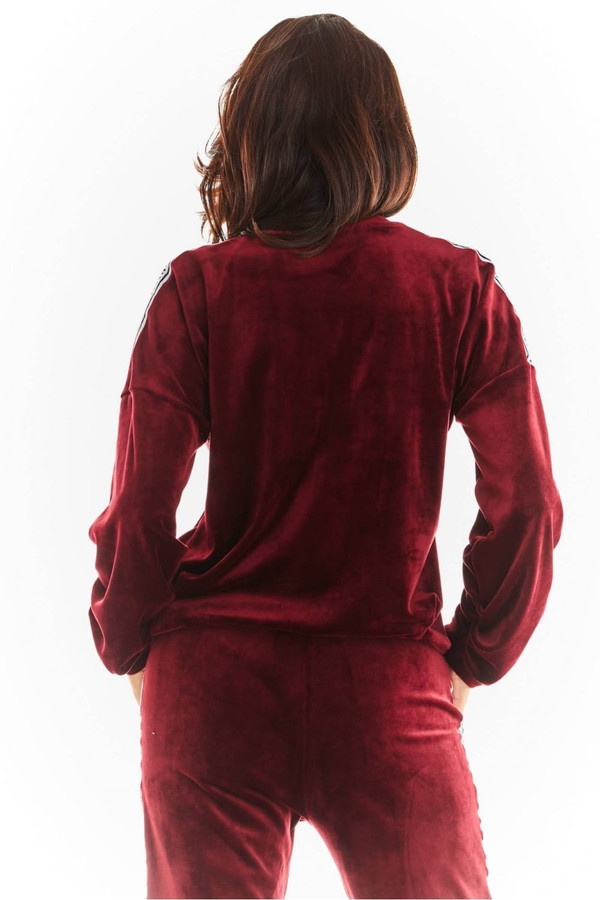 red - Sweatshirt model 149764 awama U704-149764