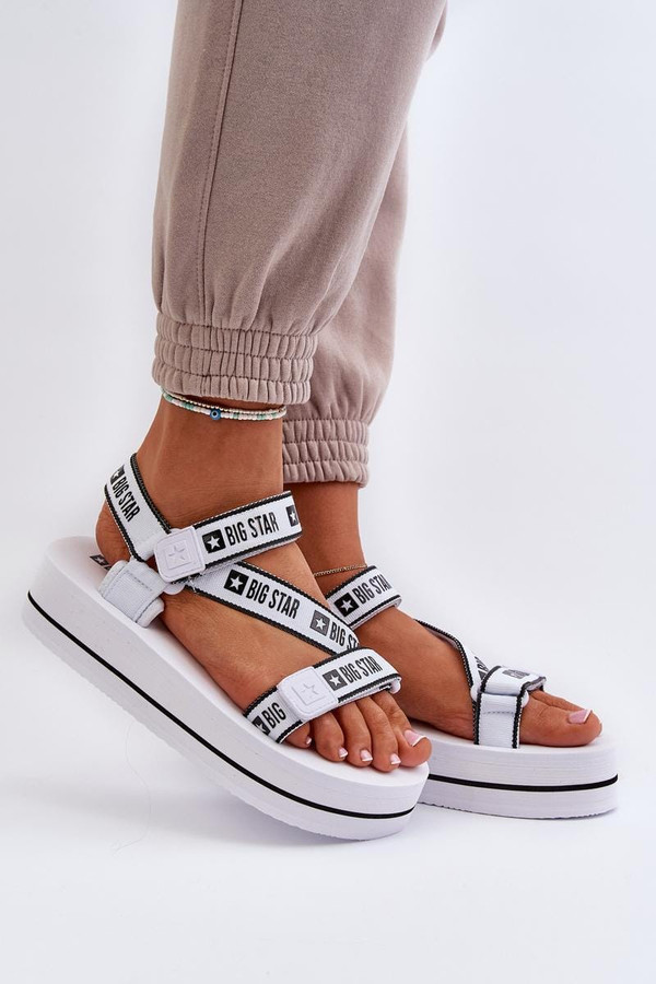 white - Platform sandals model 198195 Step in style U704-198195