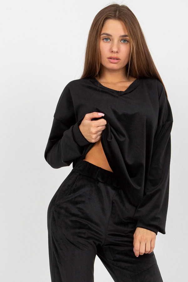 black - Sweatshirt model 174725 Rue Paris U704-174725