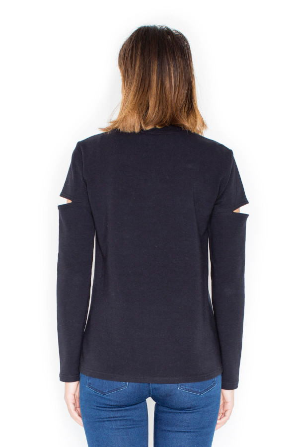 black - Blouse model 51590 Katrus U704-51590