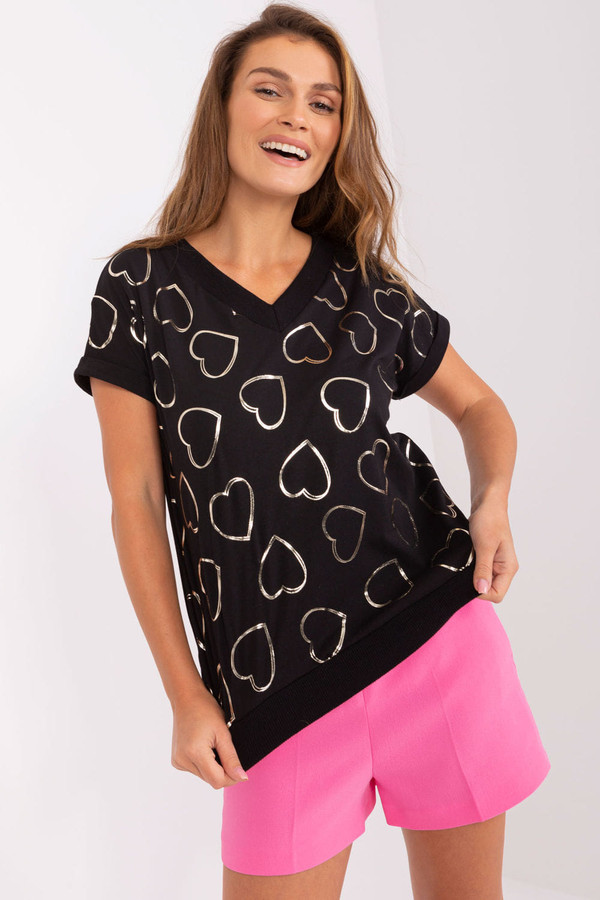 black - Blouse model 182688 Rue Paris U704-182688