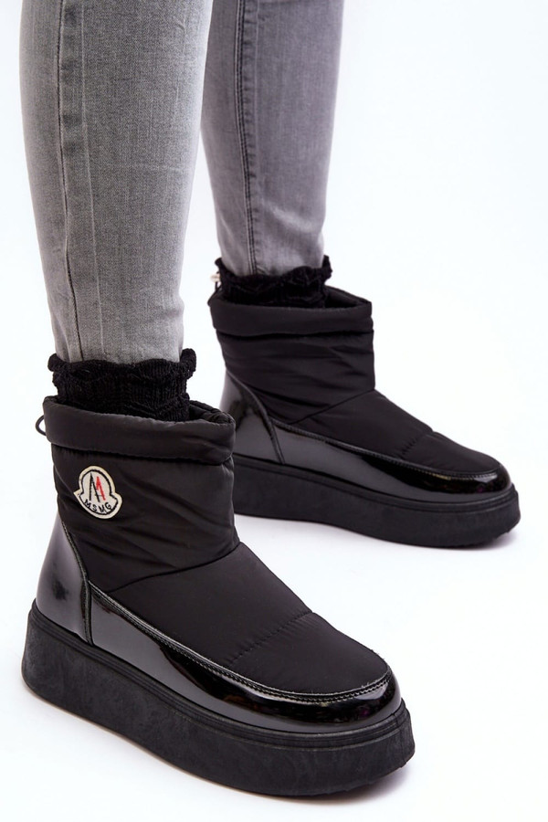 black - Snow boots model 190514 Step in style U704-190514