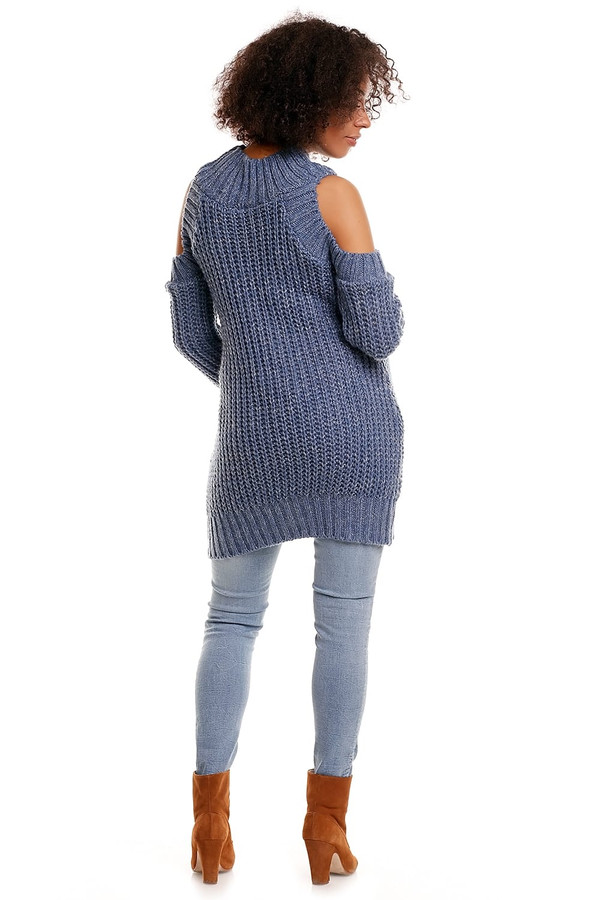 blue - Pregnancy sweater model 84340 PeeKaBoo U704-84340