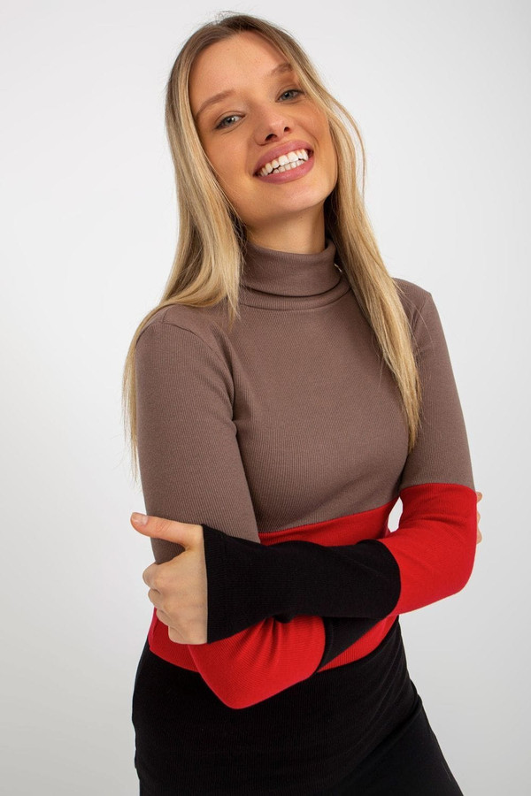 brown - Turtleneck model 176799 Relevance U704-176799