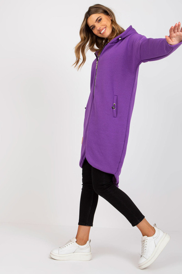 violet - Sweatshirt model 168756 Rue Paris U704-168756