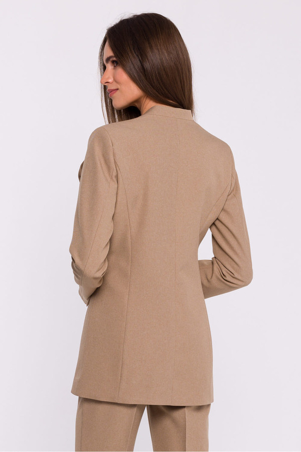 beige - Jacket model 200379 Stylove U704-200379