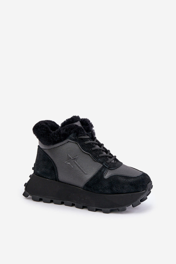 black - Sport Shoes model 203917 Step in style U704-203917