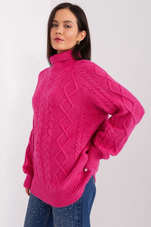 pink - Turtleneck model 189223 AT U704-189223