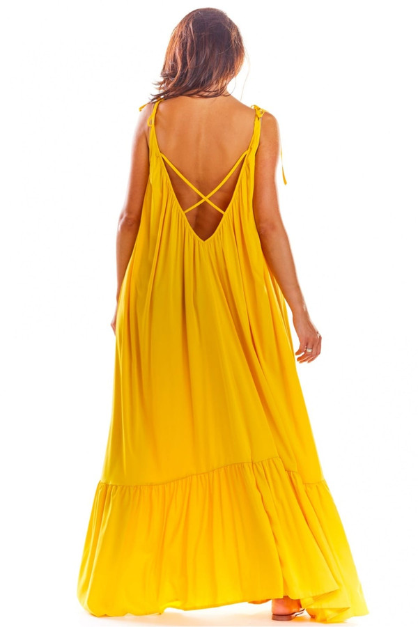 yellow - Daydress model 133698 awama U704-133698