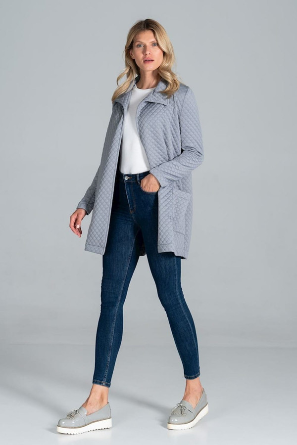grey - Coat model 157559 Figl U704-157559
