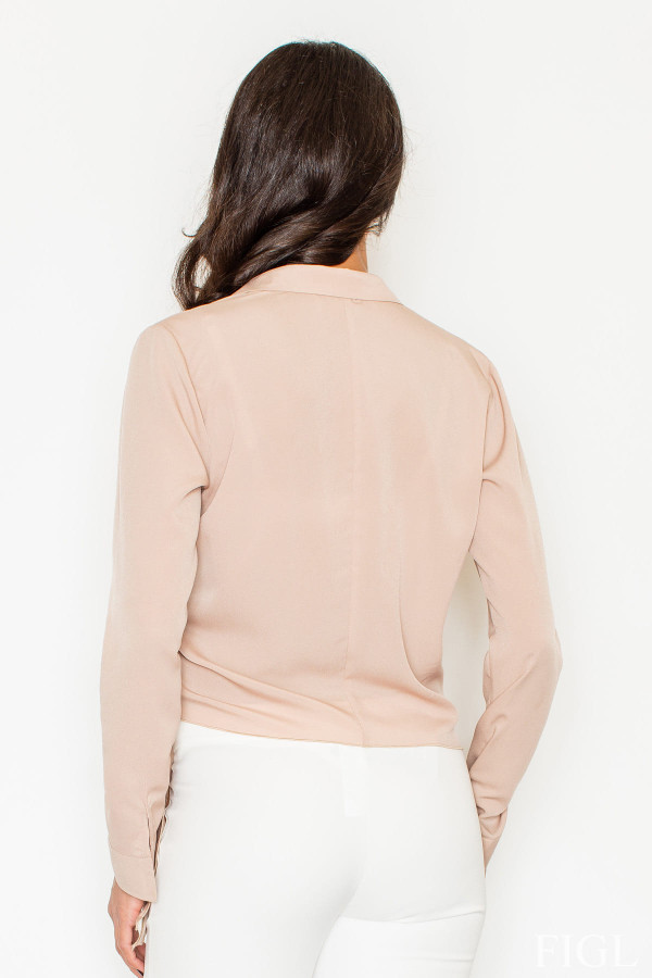 beige - Blouse model 50066 Figl U704-50066