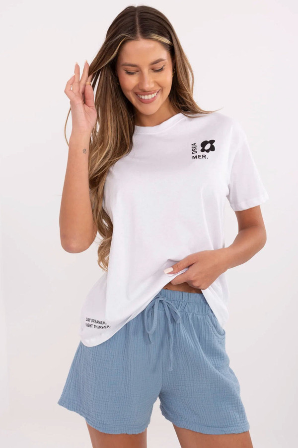 white - T-shirt model 213768 Fresh Made U704-213768