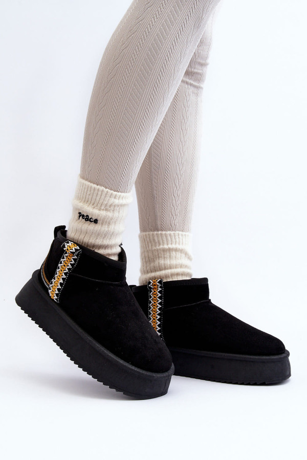 black - Snow boots model 204881 Step in style U704-204881