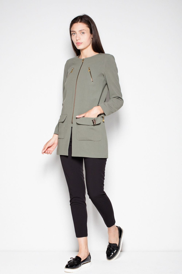 green - Coat model 77423 Venaton U704-77423