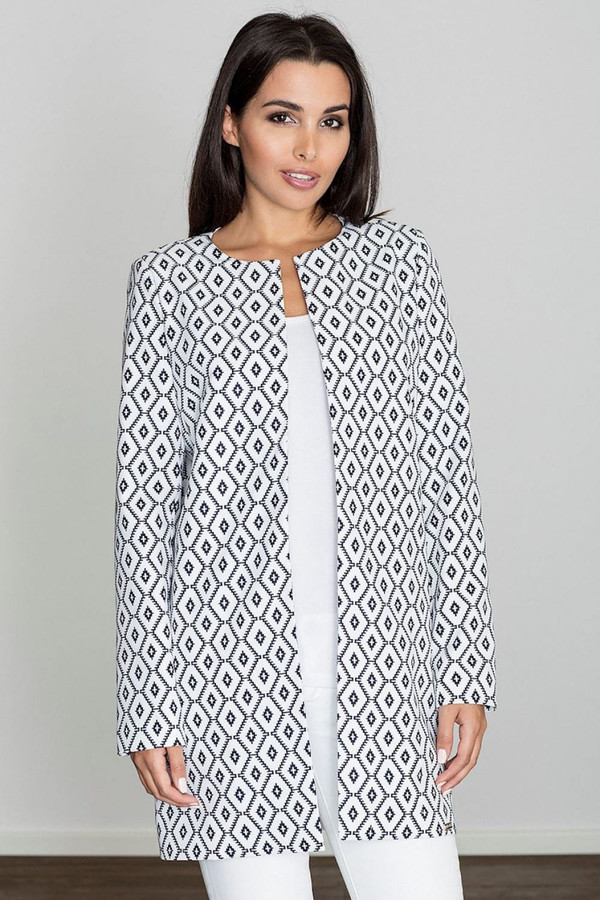 white - Coat model 111118 Figl U704-111118
