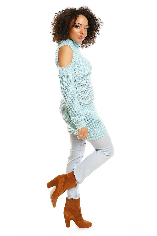 blue - Hard-knitted jumper model 84344 PeeKaBoo U704-84344
