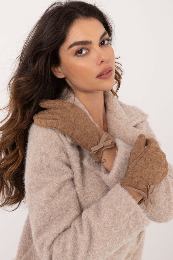 brown - Gloves model 202496 AT U704-202496