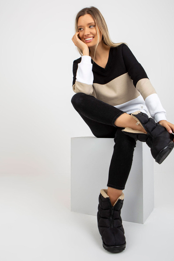 beige - Sweatshirt model 185964 Relevance U704-185964