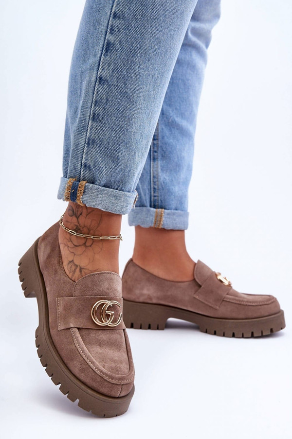 beige - Heeled low shoes model 186416 Step in style U704-186416