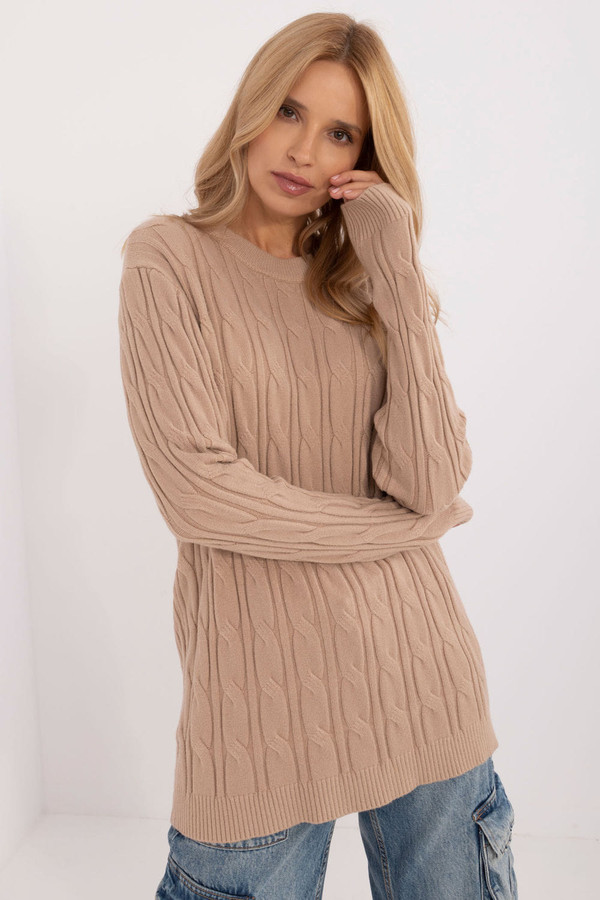 brown - Jumper model 199531 AT U704-199531