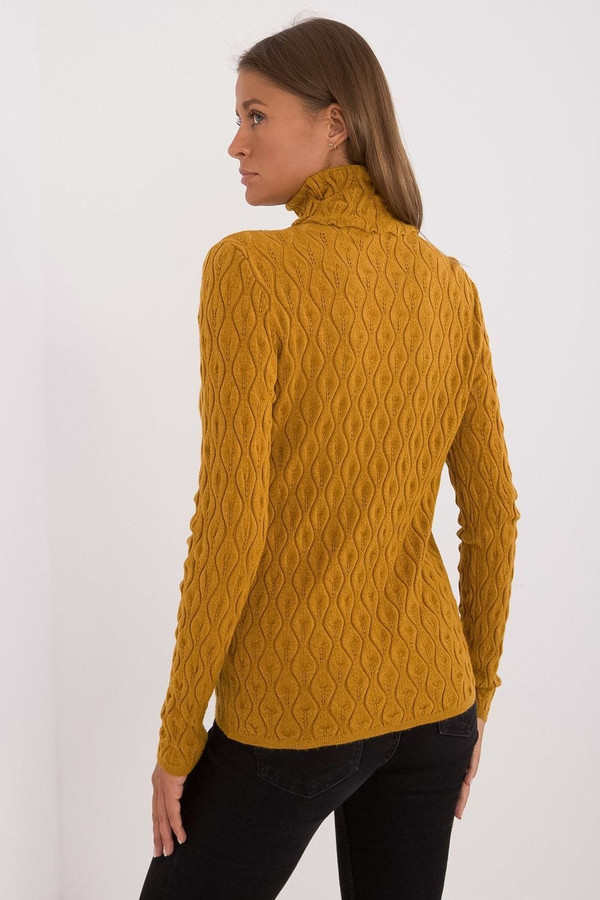 yellow - Turtleneck model 203195 AT U704-203195