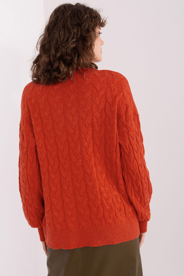 orange - Turtleneck model 188309 AT U704-188309