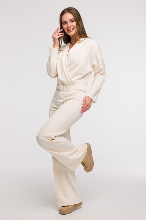beige - Sweatshirt model 211531 BeWear U704-211531