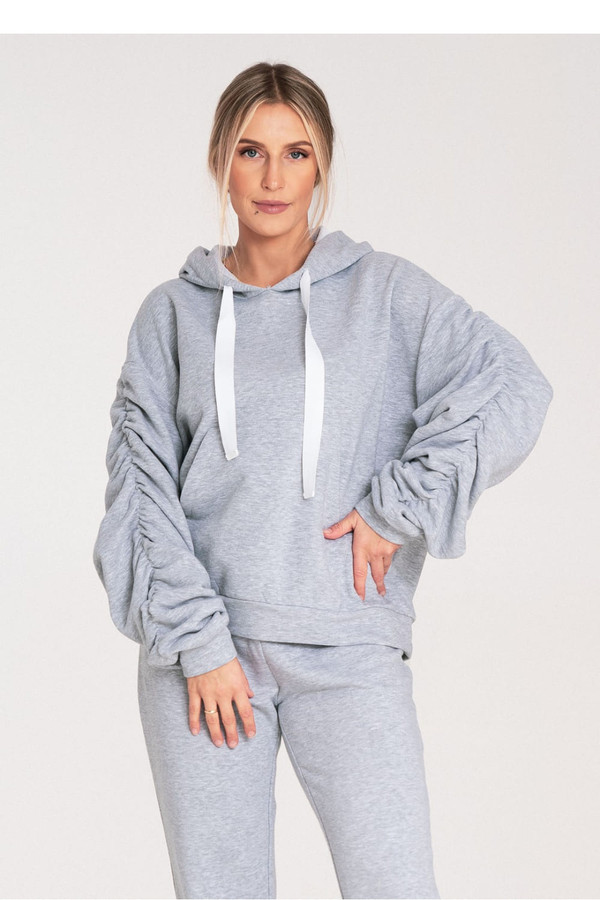 grey - Sweatshirt model 203134 Figl U704-203134