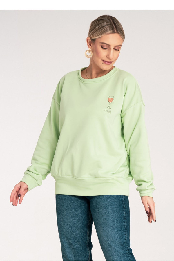 green - Sweatshirt model 214913 Figl U704-214913