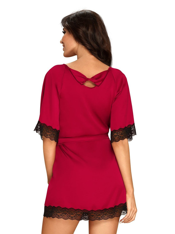 red - Bathrobe model 151316 Obsessive U704-151316