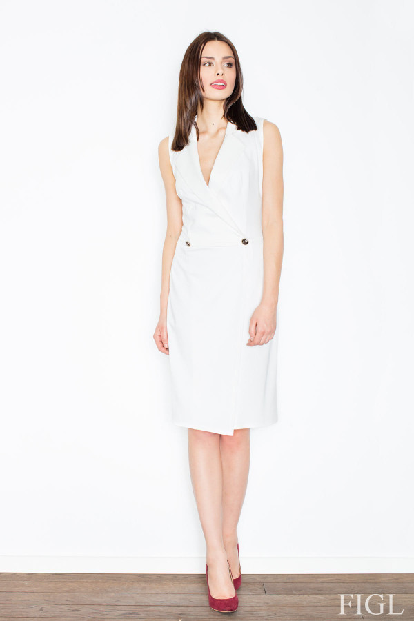 white - Daydress model 52575 Figl U704-52575
