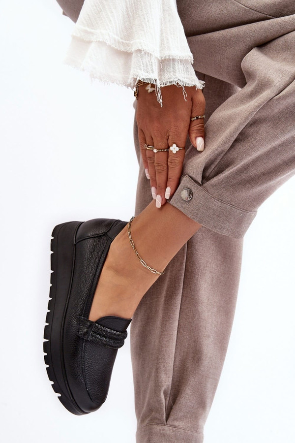black - Half shoes model 190177 Step in style U704-190177