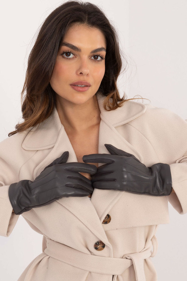 grey - Gloves model 202510 AT U704-202510