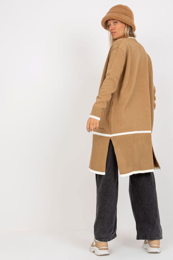 beige - Cardigan model 170767 Rue Paris U704-170767