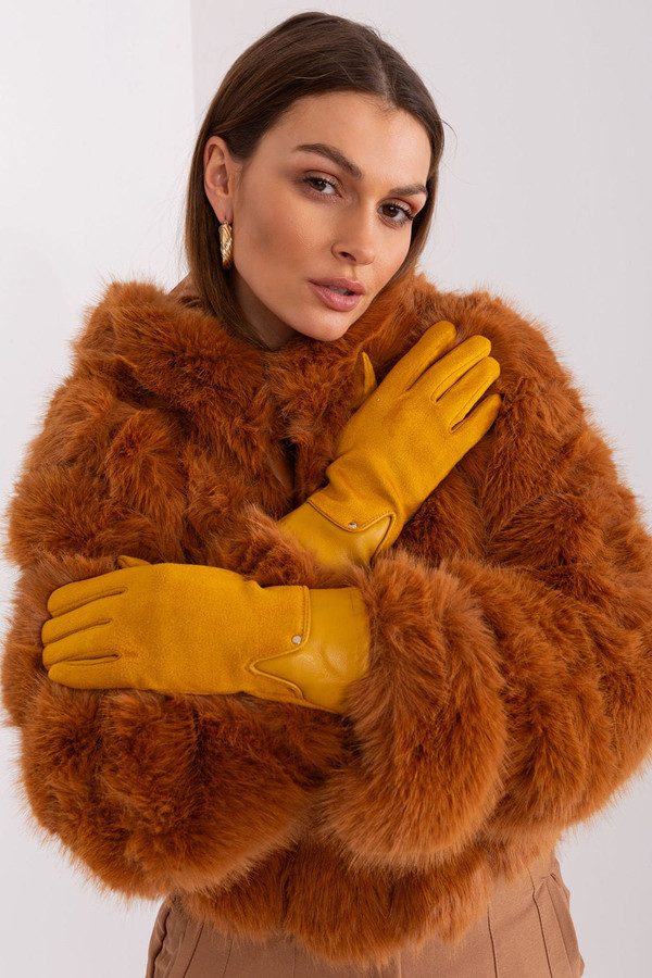 yellow - Gloves model 189549 AT U704-189549